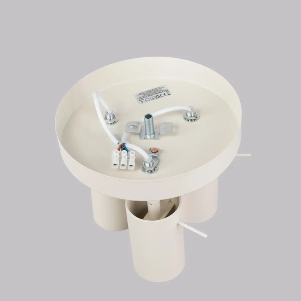 Potrójna lampa sufitowa RING SL.1497 regulowane tubki beżowe