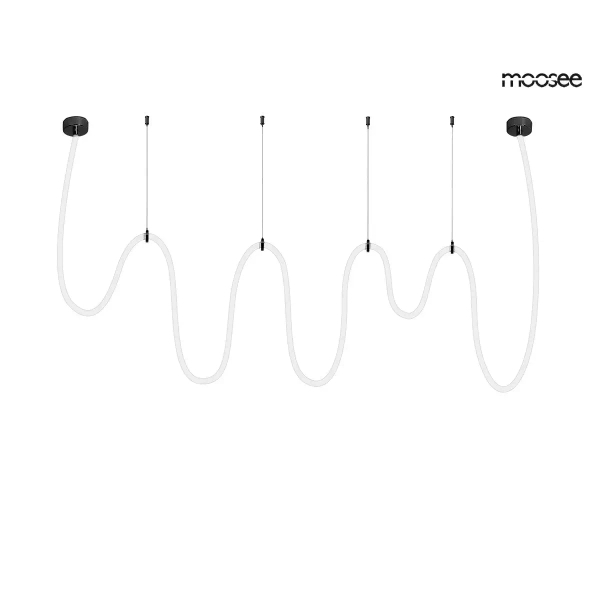Wąż LED LED LASSO biały czarny MSE15011004952 70W 3000-4000K CCT