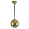 Okrągła lampa wisząca Palla LP-2844/1P S GD Light Prestige kulka ball złota