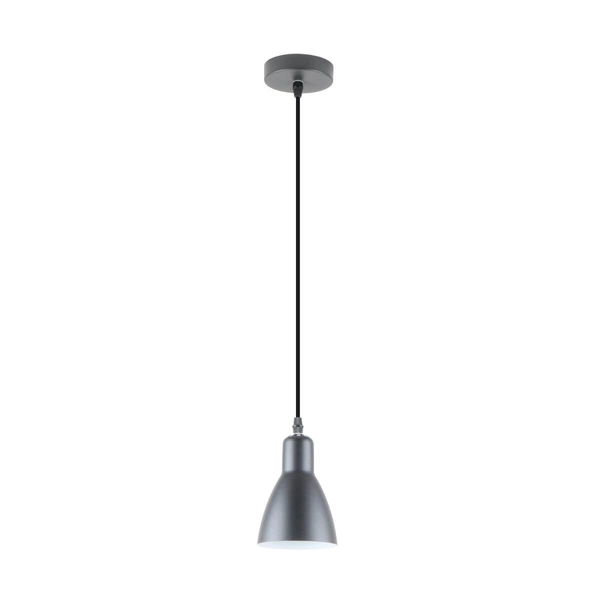 Lampa wisząca metalowa Mora A8102-1 Zumaline nad wyspę czarna biała