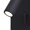 Kinkiet lampa ścienna Los 176 C175-WL-01-6W-B LED 9W 3000K czarna