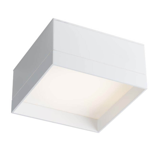 LAMPA sufitowa TOSA 7731 Shilo łazienkowa OPRAWA kwadratowa IP44 biała