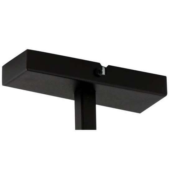 LAMPA sufitowa PRO 32151 Sigma abażurowa OPRAWA 1-punktowa metalowa czarna złota