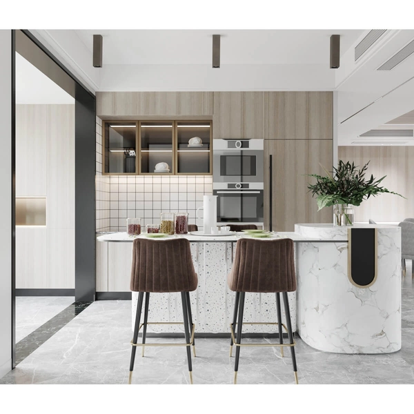 Słupek nasufitowy Ander CLN-28394-L-BRO Italux do salonu kolumna brązowa