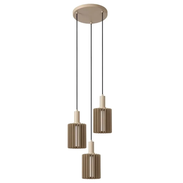 Wisząca potrójna lampa Lambres 45410/13/41 Lucide nad wyspę szara