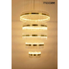 Kryształowy żyrandol Ghia MSE1501100396 Moosee LED 233W 3000K szkło złoty