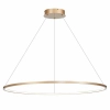 Pierścieniowa lampa wisząca SATURNO ML8863  ring do salonu złoty