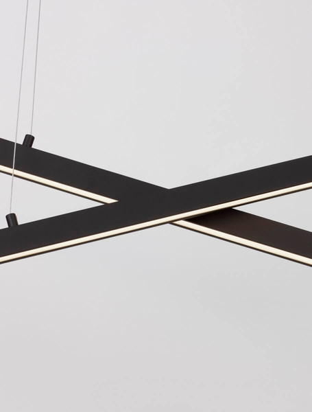 Lampa wisząca PUEBLA LE42799 Luces Exclusivas nad wyspę LED 40W 3000K czarna