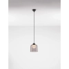 Cylindryczna wisząca lampa TAVENCO LE45211 LED 5W 3000K do jadalni czarny