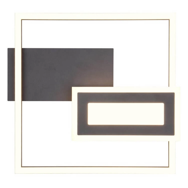 Ledowy plafon Spiro R67862132 RL Light LED 22W 3000K prostokątny czarny