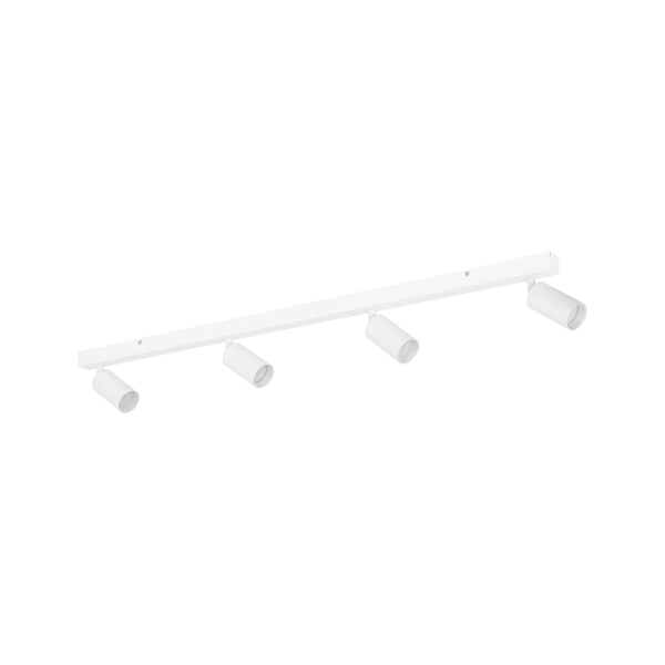 Sufitowa podłużna lampa Amis 10797 metalowe tubki biały złoty