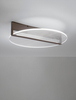 Nowoczesna lampa sufitowa TONALA LE42823 okrągła LED 36W 3000K brązowa