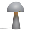 Stołowa lampka regulowana Align 2120095010 do salonu szary