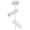 Natynkowa LAMPA sufitowa LEDA 33105 Sigma metalowa OPRAWA regulowany plafon tuby białe