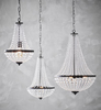 Glamour żyrandol wiszący Granso 107028 lampa nad łóżko czarna