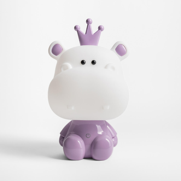 Lampka LED na komodę Hippo KDR-613B-PE Zumaline 3W 4000K fioletowa biała
