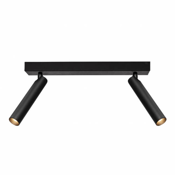 Ścienno-sufitowa lampa ledowa Roll 50920202 Kaspa 8,4W 3000K regulowana czarna