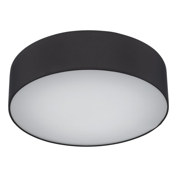 Okrągły plafon sypialniany Rondo 4245 TK Lighting tkaninowy czarny biały