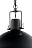 Industrialna LAMPA wisząca NAUTILIUS L 10269106 Kaspa metalowa OPRAWA okrągły ZWIS na łańcuchu czarny