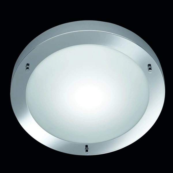 Okrągła lampa sufitowa CONDUS 6801011-06 IP44 szklana chrom