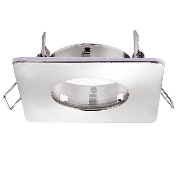 Kwadratowe oczko Speculo 80245 metalowe do łazienki IP65 chrom