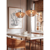 Lampa wisząca nad stół COLINO 315900142 drewniany antracyt