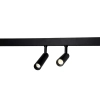 Podwójna szynowa lampa magnetyczna M0020D LED 10W 3000K tuby czarne