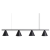 Modernistyczna lampa wisząca Form 1108L1 Aldex do salonu czarna