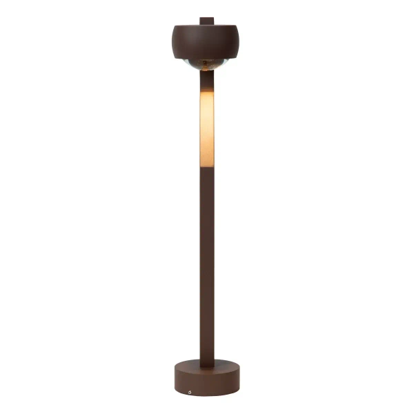 Metalowa lampa stołowa ESTAL 33803/08/97 do ogrodu IP54 brązowa