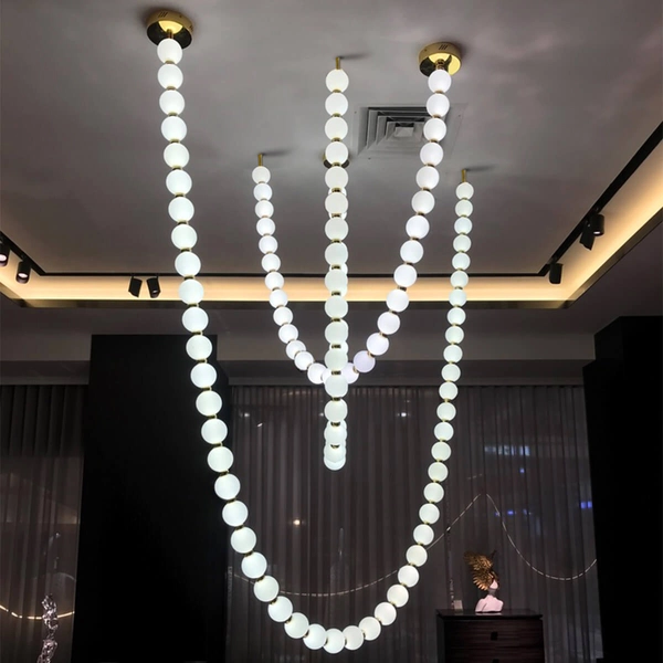 Wisząca lampa kulista Dorado LP-002/4M CCT LED 3000-6000K biała złota