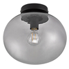 Sufitowa lampa szklana Alton 2010506047 czarny przydymiony