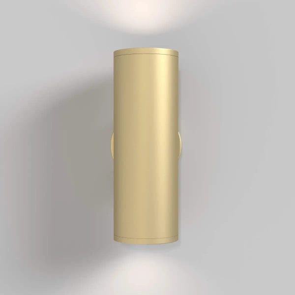 Lampa ścienna Focus S C068WL-02MG Maytoni tuba góra-dół złota