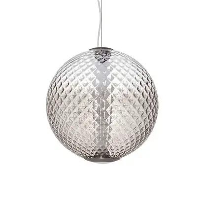 Wisząca lampa do sypialni CORVELA LE45174 LED 20W 3000K kula brązowa szara