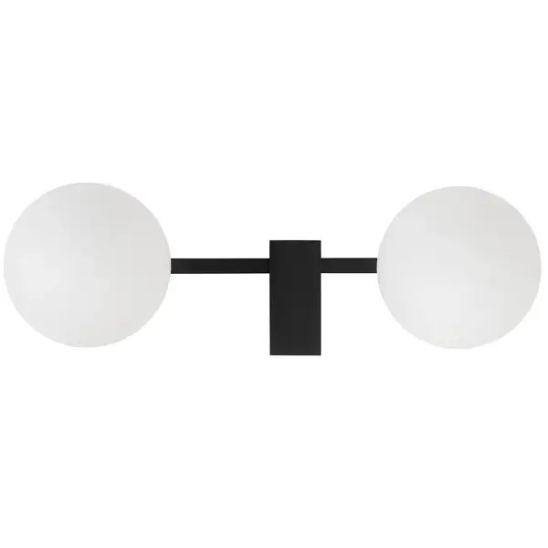 Nasufitowa lampa Pik 10300 loftowa do salonu czarna biała