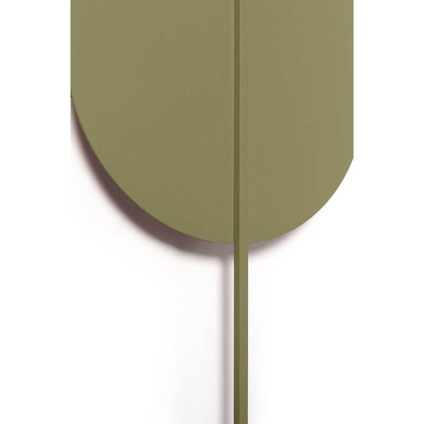 Naścienna lampa do jadalni Rokke RKK214140 metalowa oliwkowa