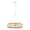 Boho wisząca lampa Waylon QZ-WAYLON-4P-AWH naturalna lina