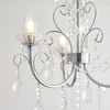 Żyrandol glamour kryształ Tabitha 61251 Endon łazienkowy IP44 chrom
