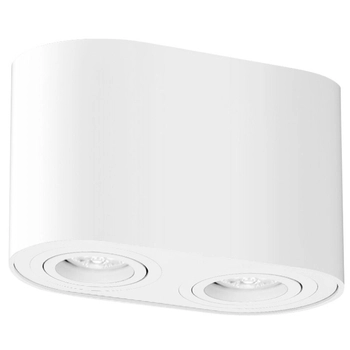 Sufitowa lampa plafon Kobald 2052 biały downlight podwójny do sypialni