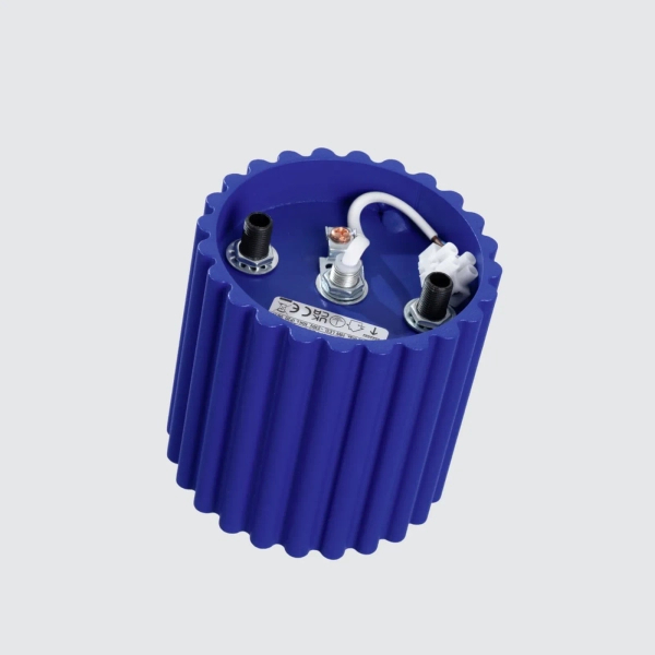 Sufitowa lampa tuba AURA SL.1809 ryflowana niebieska GU10