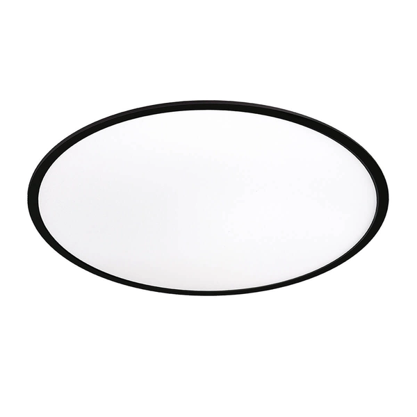 Plafon Pryzma LP-1707/1C-28 BK LED 16-24W 3000-6000K IP44 koło czarny