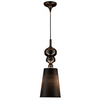 Loftowa lampa wisząca Queen MP-8846-18 black Step metalowa czarna