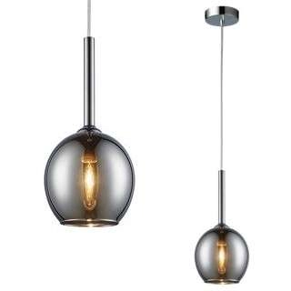 Lampa wisząca MONIC MD1629-1 Chrome kulista nad stół chrom lustrzana