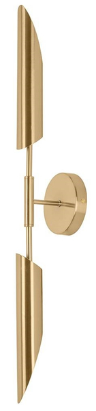 2-płomienna lampa ścienna Locca MSE010400225 złota