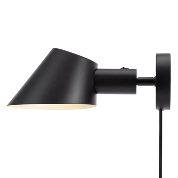 Ścienna lampa Stay 2220381003 DFTP industrialna do sypialni czarna