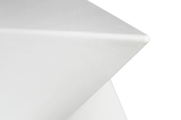 Designerski stolik Zik PC-053.WHITE geometryczny biały
