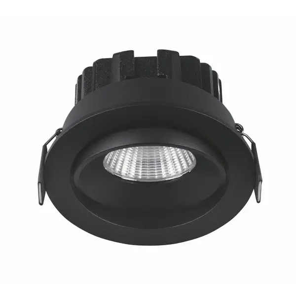 Wpuszczane oczko sufitowe MALLORCA czarne LE61579 LED 12W 3000K IP65 na taras