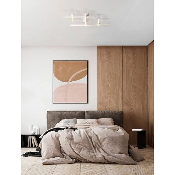 Ściemnialna lampa sufitowa TUMBES LE44474 LED 42W 3000K frame białe