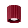 Sufitowa lampa tuba AURA SL.1819 ryflowana burgundowa GU10
