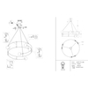 Wisząca lampa Balance MOD317PL-06B Maytoni spirala kule asymetryczna czarna
