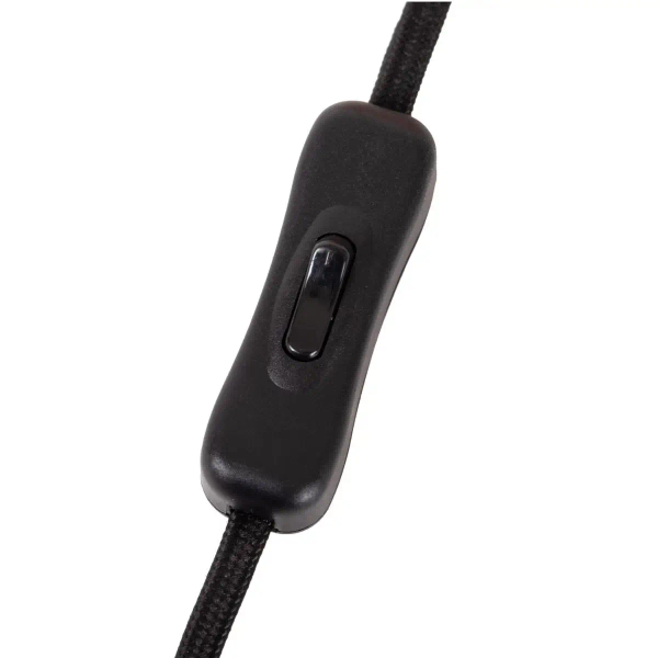 Stołowa lampka nocna Lambres 45510/01/30 do sypialni okrągły czarny